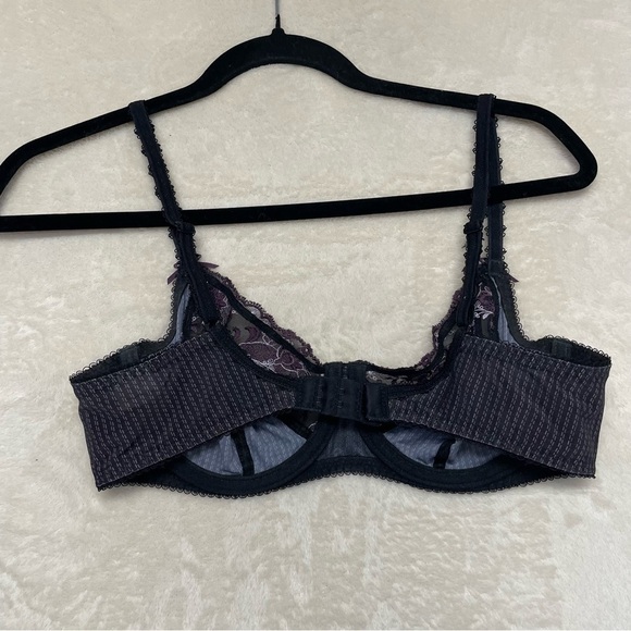 Fantasie Women's Skylar Underwire Full Coverage Bra Womens 32D pinstripe lace - Picture 5 of 9